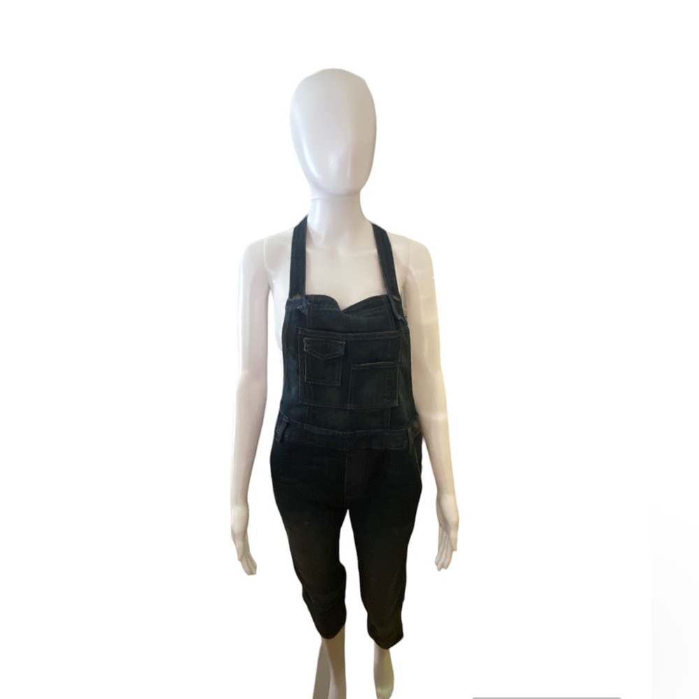 New free people blue overalls